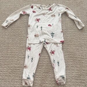 Carter's Baby Holiday Pajama Set with Red and Green Print